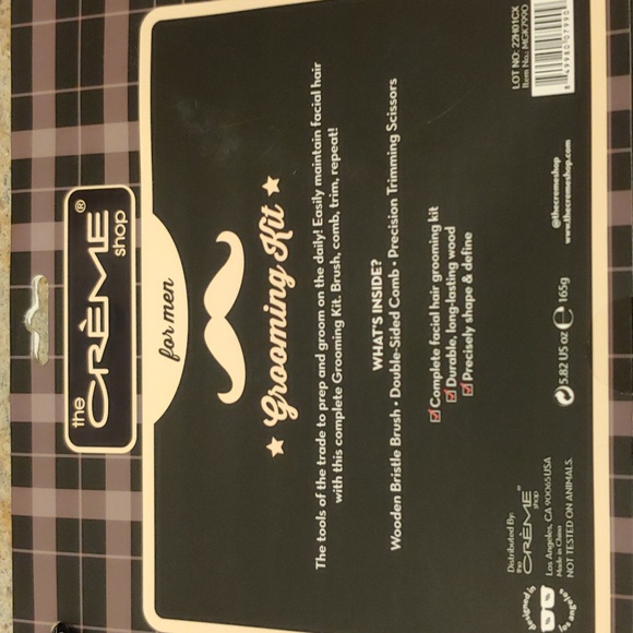 🐶Men's Beard Grooming by the Crème Shop-Vegan. New in Box. - Picture 7 of 8